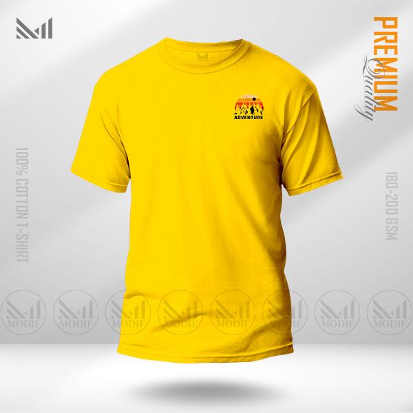 ADVENTURE classic men & women t-shirt premium cotton unisex round neck short sleeve