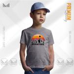 ADVENTURE kids graphic t-shirt premium cotton unisex round neck short sleeve baju budak boys & girls