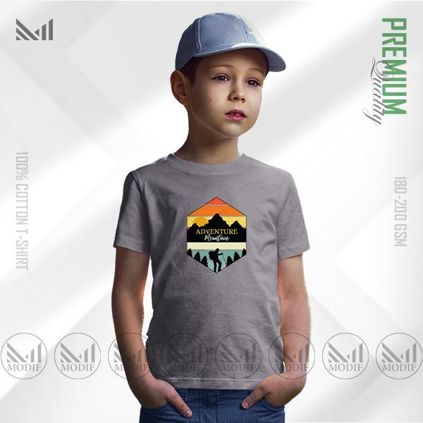 Adventure Mountain Kids Graphic T-Shirt | Premium Cotton | Unisex Fit