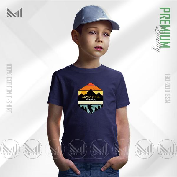 Adventure Mountain Kids Graphic T-Shirt | Premium Cotton | Unisex Fit