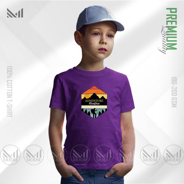 Adventure Mountain Kids Graphic T-Shirt | Premium Cotton | Unisex Fit