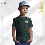 Aesthetic Skull Flower Kids Classic Tee | Premium Cotton | Unisex Round Neck | Short Sleeve