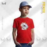 Aesthetic Skull Flower Kids Graphic Tee | Premium Cotton | Unisex | Short Sleeve