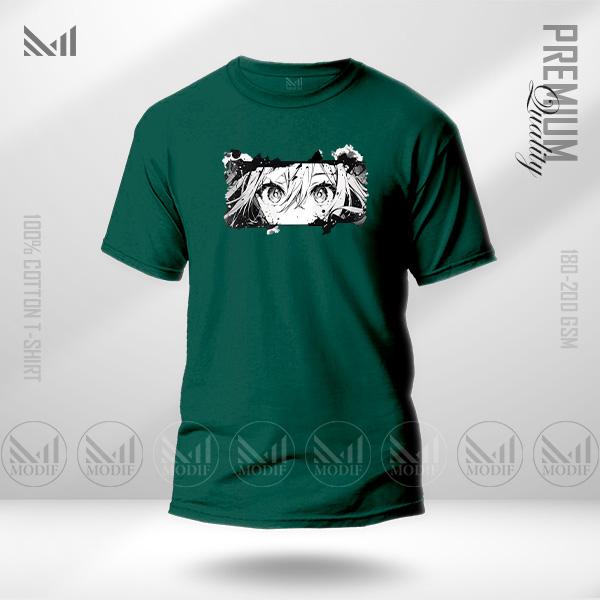 Anime t-shirt premium cotton unisex round neck short sleeve baju tshirt men & women