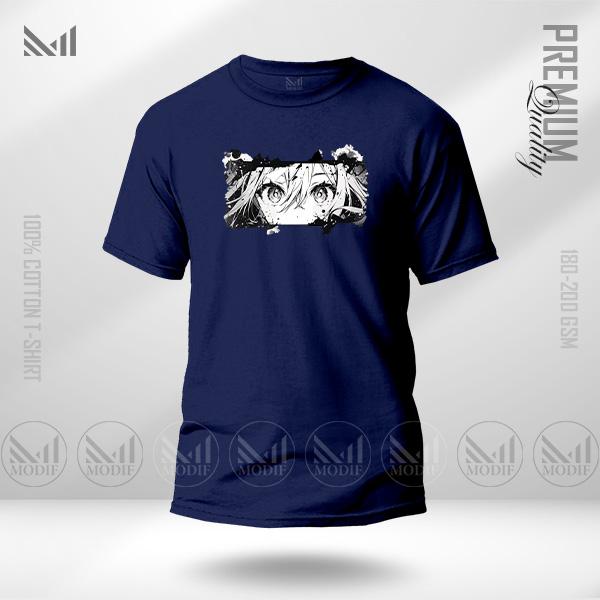 Anime t-shirt premium cotton unisex round neck short sleeve baju tshirt men & women