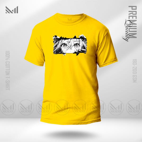 Anime t-shirt premium cotton unisex round neck short sleeve baju tshirt men & women