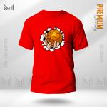 Basketball Men Graphic T-Shirt Made With Premium Cotton Unisex Round Neck Short Sleeve