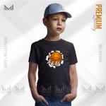 Basketball Kids Graphic T-Shirt Made With Premium Cotton Unisex Round Neck Short Sleeve