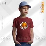 Basketball Kids Graphic T-Shirt Made With Premium Cotton Unisex Round Neck Short Sleeve