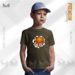 Basketball Kids Graphic T-Shirt Made With Premium Cotton Unisex Round Neck Short Sleeve