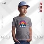 Be Wild Kids Graphic T-Shirt – Fun Adventure Design | Premium Cotton | Unisex Round Neck | Short Sleeve | Comfortable Casual Wear for Boys & Girls
