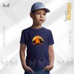 Campfire Kids Graphic T-Shirt – Bold Outdoor Camp Artwork | Premium Cotton | Unisex Round Neck | Short Sleeve