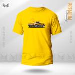 Classic Car Graphic T-Shirt – Vintage Automobile Artwork in Premium Cotton | Unisex Round Neck | Short Sleeve