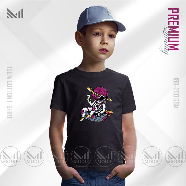 Cool Astronaut Kids Graphic T-Shirt | Premium Cotton | Unisex Round Neck Short Sleeve
