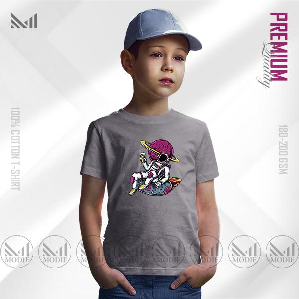 Cool Astronaut Kids Graphic T-Shirt | Premium Cotton | Unisex Round Neck Short Sleeve