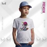 Cool Astronaut Kids Graphic T-Shirt | Premium Cotton | Unisex Round Neck Short Sleeve