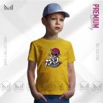 Cool Astronaut Kids Graphic T-Shirt | Premium Cotton | Unisex Round Neck Short Sleeve