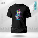 Crazy Robo Graphic T-Shirt – Futuristic Robot Artwork | Premium Cotton | Unisex Round Neck | Short Sleeve