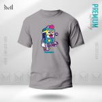Crazy Robo Graphic T-Shirt – Futuristic Robot Artwork | Premium Cotton | Unisex Round Neck | Short Sleeve