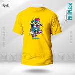 Crazy Robo Graphic T-Shirt – Futuristic Robot Artwork | Premium Cotton | Unisex Round Neck | Short Sleeve