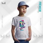 Crazy Robo Kids Graphic T-Shirt – Fun Robot Artwork | Premium Cotton | Unisex Round Neck | Short Sleeve
