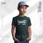 Drops kids graphic tshirt premium cotton unisex round neck short sleeve baju budak boys & girls