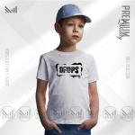 Drops kids graphic tshirt premium cotton unisex round neck short sleeve baju budak boys & girls