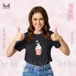 Finger Heart Women Graphic T-Shirt Made With Premium Cotton Unisex Round Neck Short Sleeve