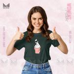 Finger Heart Women Graphic T-Shirt Made With Premium Cotton Unisex Round Neck Short Sleeve