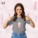 Finger Heart Women Graphic T-Shirt Made With Premium Cotton Unisex Round Neck Short Sleeve