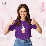 Finger Heart Women Graphic T-Shirt Made With Premium Cotton Unisex Round Neck Short Sleeve