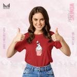 Finger Heart Women Graphic T-Shirt Made With Premium Cotton Unisex Round Neck Short Sleeve