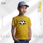Football Kids Graphic T-Shirt Made With Premium Cotton Unisex Round Neck Short Sleeve