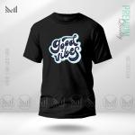 Good Vibes Mood Graphic T-Shirt | Premium Cotton | Unisex Round Neck | Short Sleeve