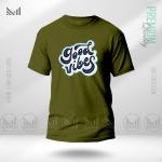 Good Vibes Mood Graphic T-Shirt | Premium Cotton | Unisex Round Neck | Short Sleeve
