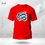 Good Vibes Mood Graphic T-Shirt | Premium Cotton | Unisex Round Neck | Short Sleeve