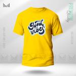 Good Vibes Mood Graphic T-Shirt | Premium Cotton | Unisex Round Neck | Short Sleeve