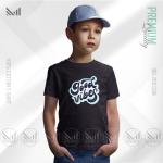 Good Vibes Kids Graphic T-Shirt | Premium Cotton | Unisex Round Neck | Short Sleeve