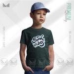 Good Vibes Kids Graphic T-Shirt | Premium Cotton | Unisex Round Neck | Short Sleeve