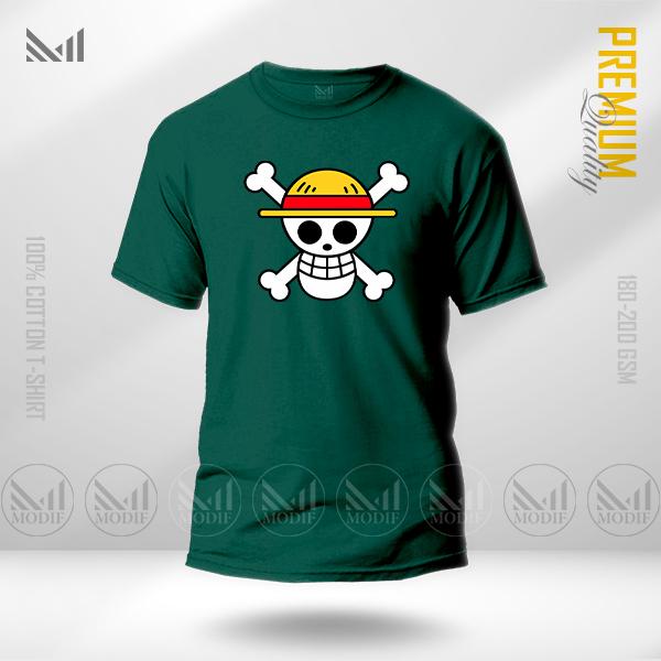 Mugiwara Flag Graphic Adventure T-Shirt | Premium Cotton | Unisex Round Neck | Short Sleeve