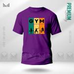 Gym Sports Graphic T-Shirt | Premium Cotton | Unisex Round Neck Short Sleeve