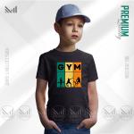 Gym Sports Kids Graphic T-Shirt | Premium Cotton | Unisex Round Neck