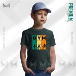 Gym Sports Kids Graphic T-Shirt | Premium Cotton | Unisex Round Neck