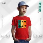 Gym Sports Kids Graphic T-Shirt | Premium Cotton | Unisex Round Neck
