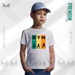 Gym Sports Kids Graphic T-Shirt | Premium Cotton | Unisex Round Neck