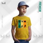 Gym Sports Kids Graphic T-Shirt | Premium Cotton | Unisex Round Neck