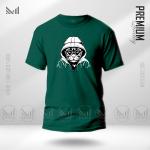 Hacker Cat Graphic T-Shirt Made With Premium Cotton Unisex Round Neck Short Sleeve
