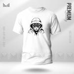 Hacker Cat Graphic T-Shirt Made With Premium Cotton Unisex Round Neck Short Sleeve