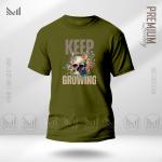 Keep Growing Graphic T-Shirt – Premium Cotton, Unisex, Round Neck