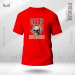 Keep Growing Graphic T-Shirt – Premium Cotton, Unisex, Round Neck